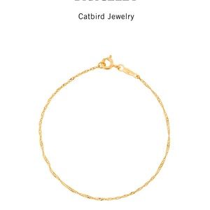 Catbird Sweet Nothing Bracelet, 14k yellow gold